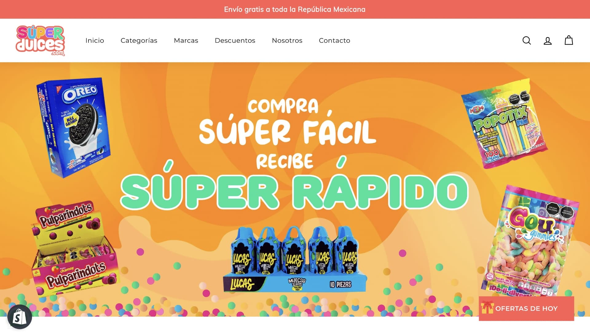 Superdulces.com por Shopitek