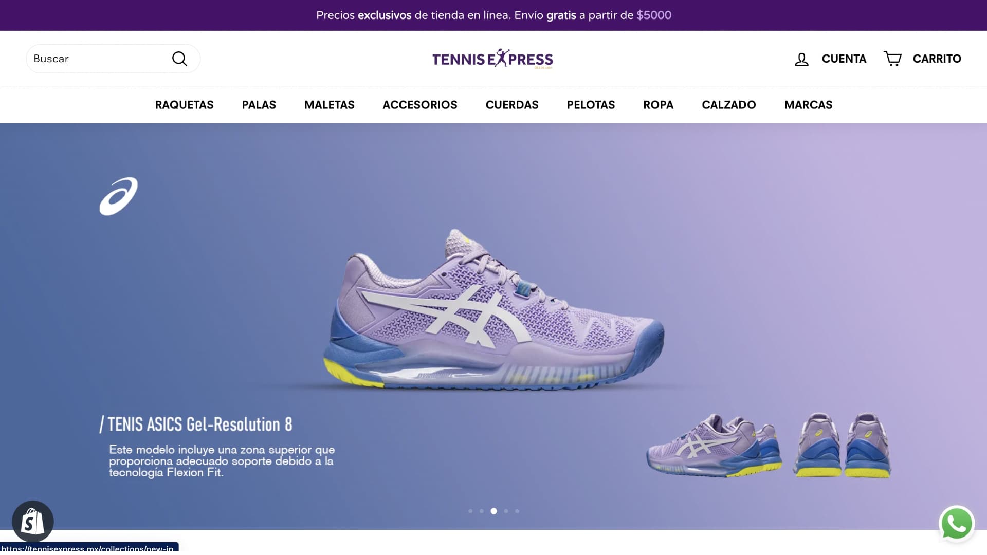 TennisExpress por Shopitek